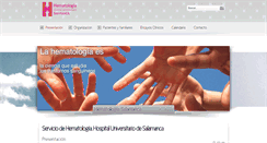 Desktop Screenshot of hematosalamanca.es